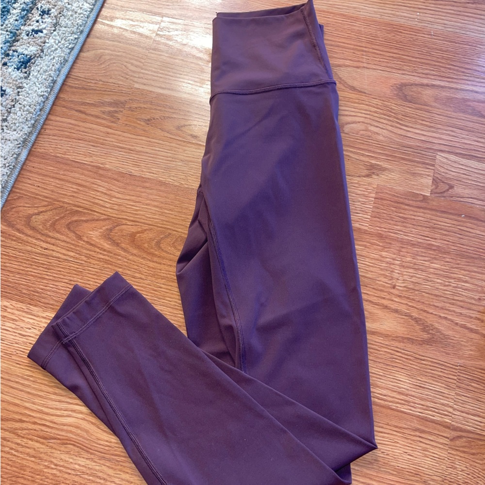 Plum color lululemon leggings size 6